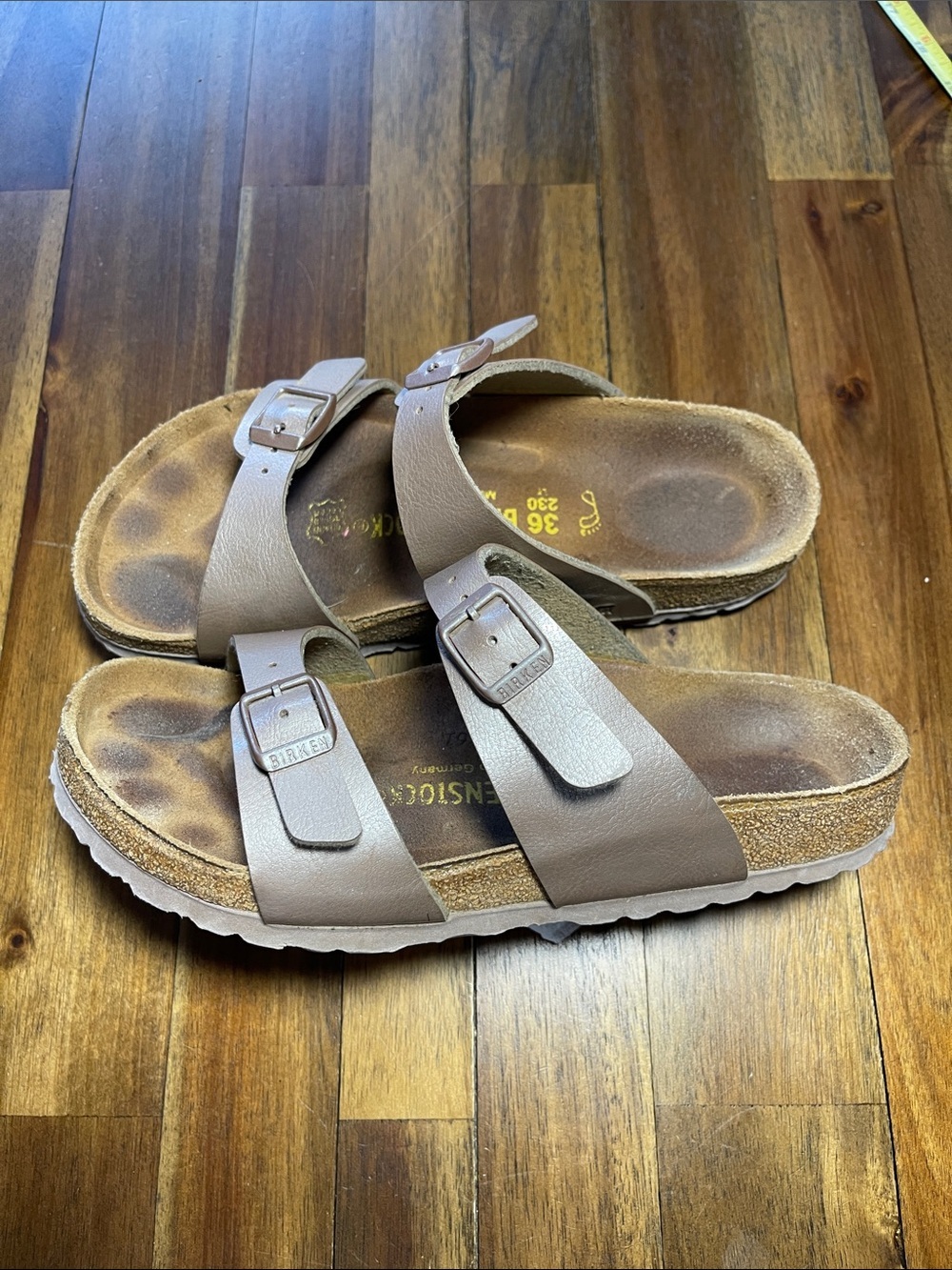 Birkenstock Sydney Sandals Comfort Cork Footbed Adjustable Buckle Women's EU 36
